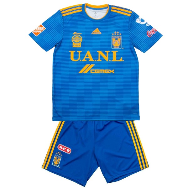 Maillot Football Tigres UANL Exterieur Enfant 2018-19 Bleu